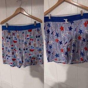 Little Sleepies Blue Shorts